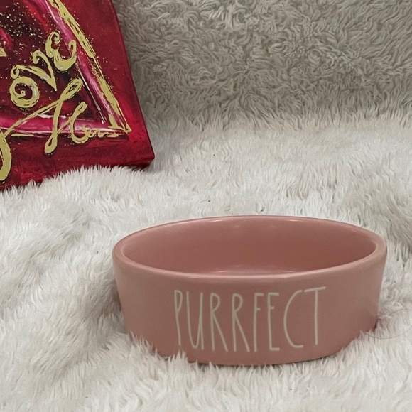 Rae Dunn Other - HP💕Rae Dunn PURRFECT pink Bowl🐾